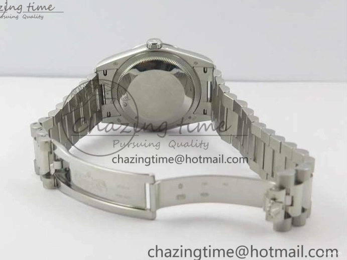 President Best Dial 36 Edition Bp Silver Maker 128239 Bracelet Day-Date SS on 0930